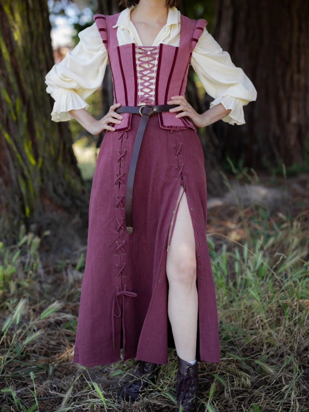 french meadows tavern skirt M | blackberry purple